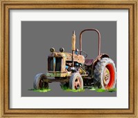 Framed Vintage Tractor X
