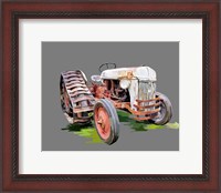 Framed Vintage Tractor XIV