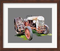 Framed Vintage Tractor XIV