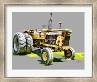Framed Vintage Tractor XV