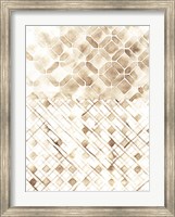 Framed Sepia Madras I