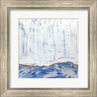 Framed 'Blue Highlands II' border=