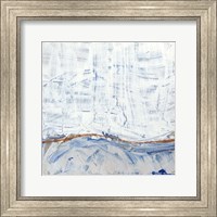 Framed 'Blue Highlands IV' border=