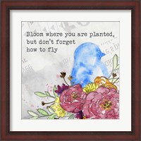 Framed Bloom & Fly II