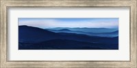 Framed Misty Mountains I