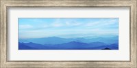 Framed Misty Mountains III