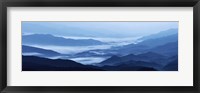 Framed Misty Mountains XIII