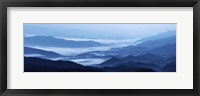 Framed Misty Mountains XIII