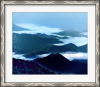 Framed Misty Mountains XIV