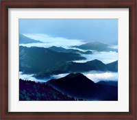 Framed Misty Mountains XIV