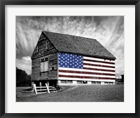 Framed Flags of Our Farmers XIV