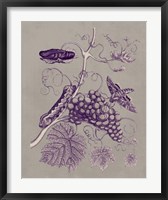 Framed Nature Study in Plum & Taupe III