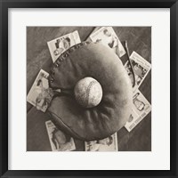 Framed 'Baseball Nostalgia III' border=