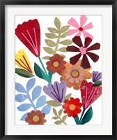 Framed Bright Floral I