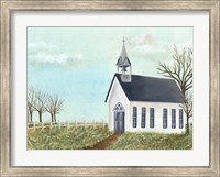 Framed Country Church IV