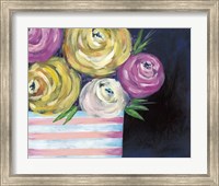 Framed Cotton Candy Floral II