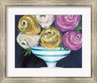 Framed Cotton Candy Floral III