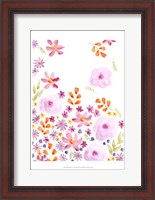 Framed Blush Blooms I
