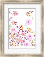 Framed Blush Blooms I