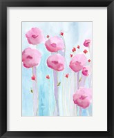 Framed Pink Florets II