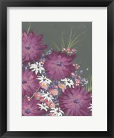 Mauve Wildflower Garden II Framed Print