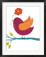 Framed Cute Bird II