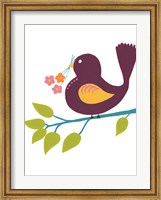 Framed Cute Bird IV