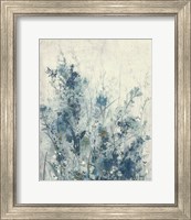 Framed 'Blue Spring I' border=