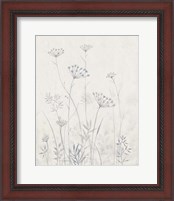 Framed 'Neutral Queen Anne's Lace I' border=
