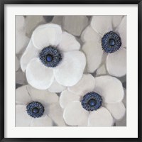 Framed White Anemone II