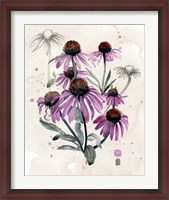 Framed Purple Wildflowers I