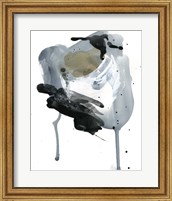 Framed Raku Abstract II