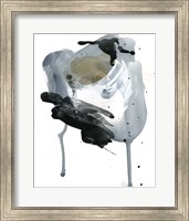 Framed Raku Abstract II