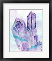 Framed 'Crystal Facets I' border=