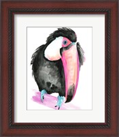 Framed Technicolor Toucan I