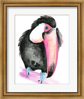 Framed Technicolor Toucan I