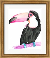 Framed Technicolor Toucan II