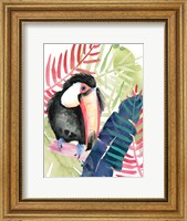Framed Toucan Palms II