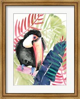 Framed Toucan Palms II