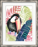Framed Toucan Palms II