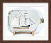 Framed Sail the Seas I