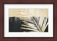 Framed Golden Raffia II