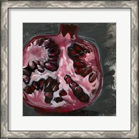 Framed Pomegranate Study on Black II