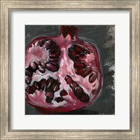 Framed Pomegranate Study on Black II