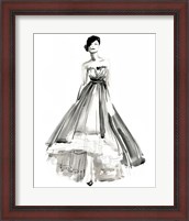 Framed Gestural Evening Gown II