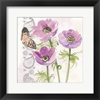 Flowers & Lace I Framed Print