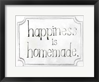 Framed Homemade Happy I