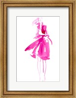 Framed Fuchsia Street Fashion I