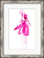 Framed Fuchsia Street Fashion I