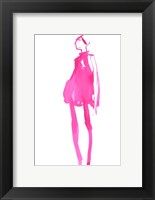 Framed Fuchsia Street Fashion II